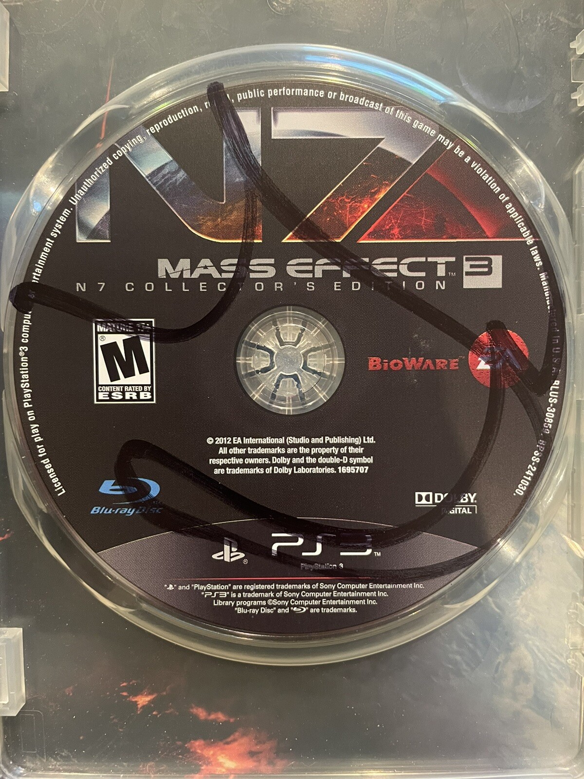Mass Effect 3 — N7 Collector’s Edition; CIB (Sony PlayStation 3, 2012)