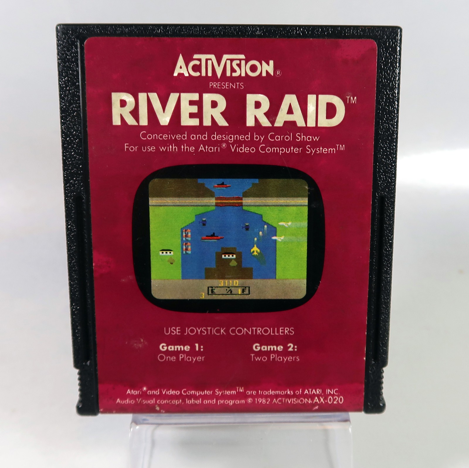 Atari 2600: RIVER RAID Cartridge by Activision- Tested & WORKS