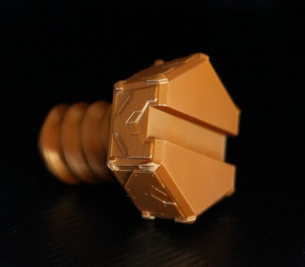 Ratchet & Clank Rift Apart GOLD BOLT 3d Print. 3.5in