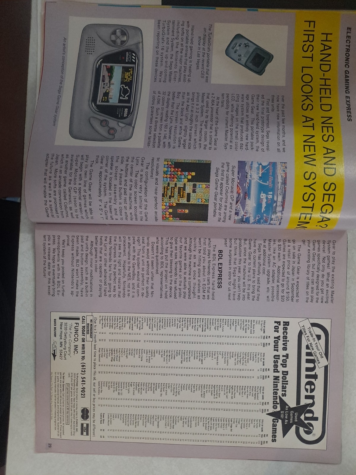 Electronic Gaming Monthly # 11 Mafat Conspiracy EGM June 1990