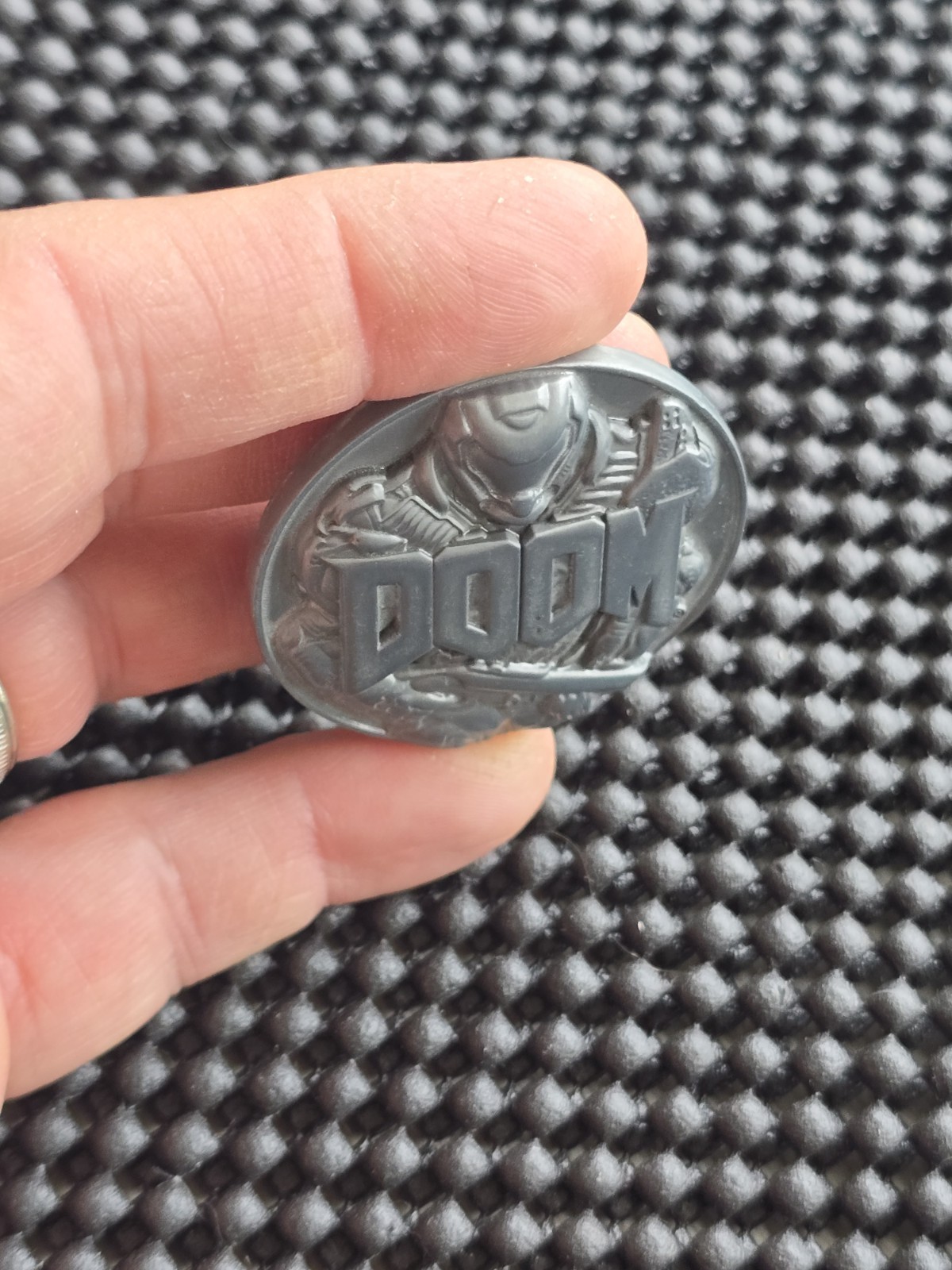 DOOM 1 2016 challenge Coin Medal Rare Promo SWITCH XBOX One BFG Bethesda PS4 PS5