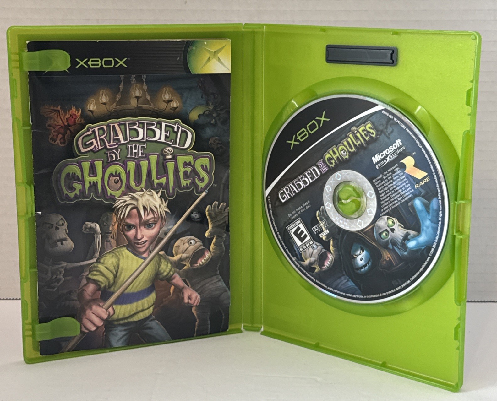 Grabbed by the Ghoulies (Microsoft Xbox, 2003) CIB Complete w/ Manual