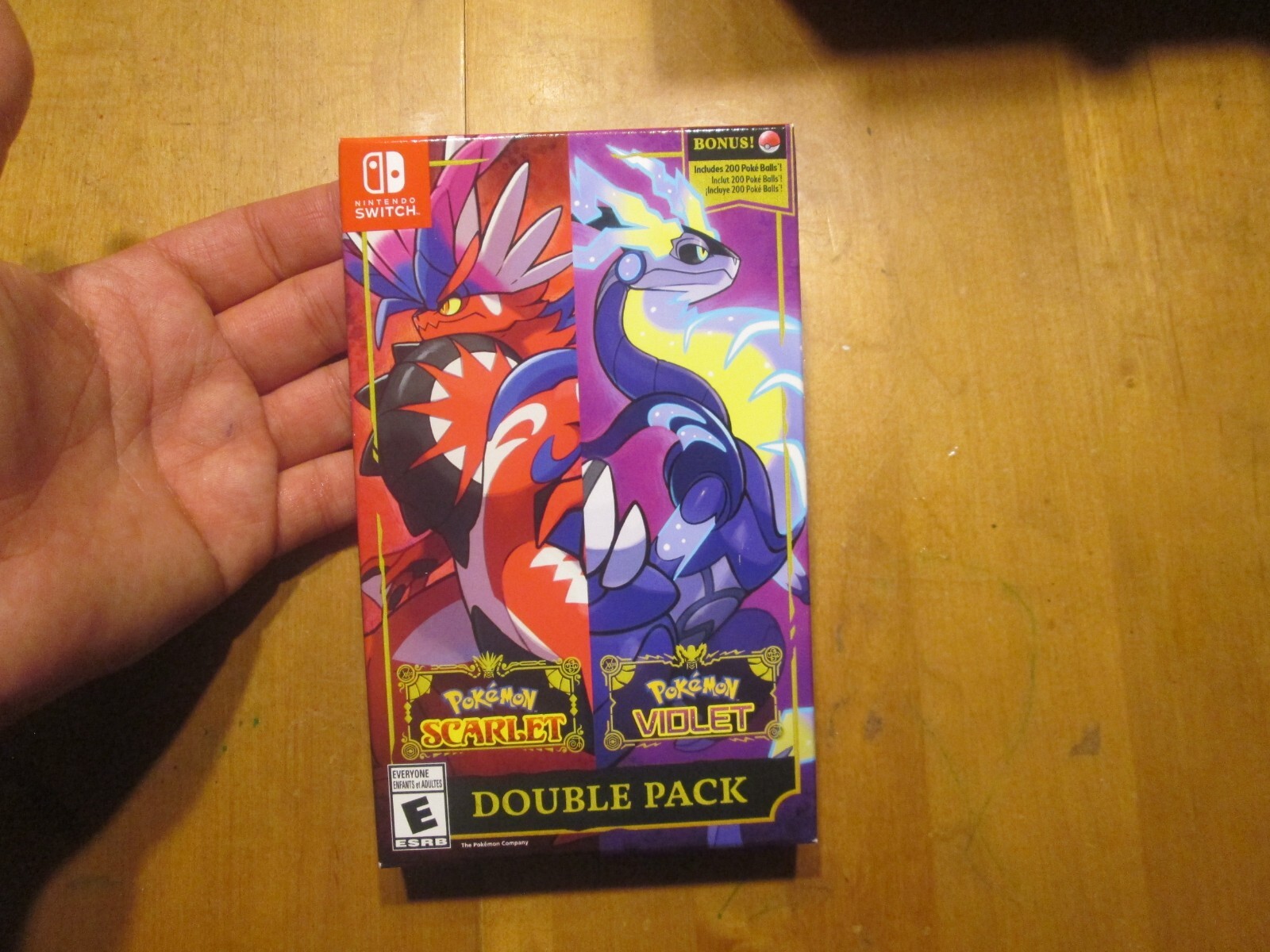 Pokémon Scarlet & Pokemon Violet Double Pack NINTENDO SWITCH 2 GAMES US EDITION
