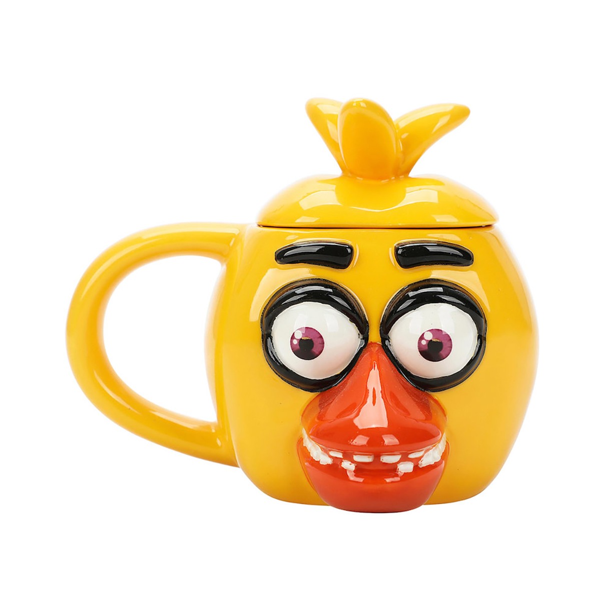 Five Nights At Freddy’s Chica 15oz Sculpted Ceramic Mug With Lid