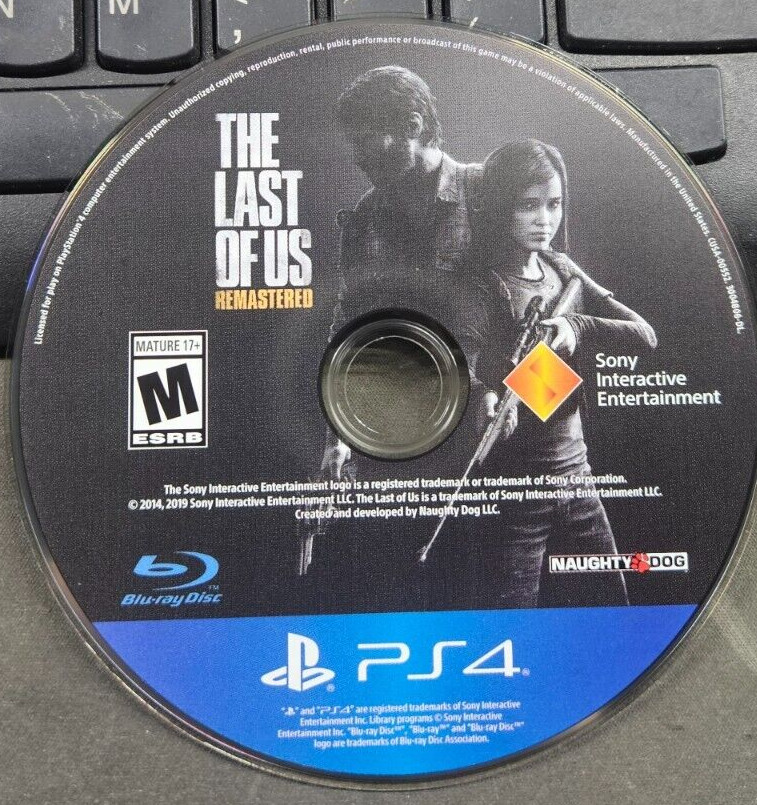 THE LAST OF US REMASTERED PS4 PLAYSTATION 4 DISC ONLY GOOD!!!