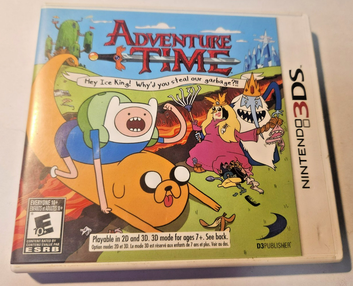 Nintendo 3DS Adventure Time: Hey Ice King Why’d You Steal Our Garbage Video Game