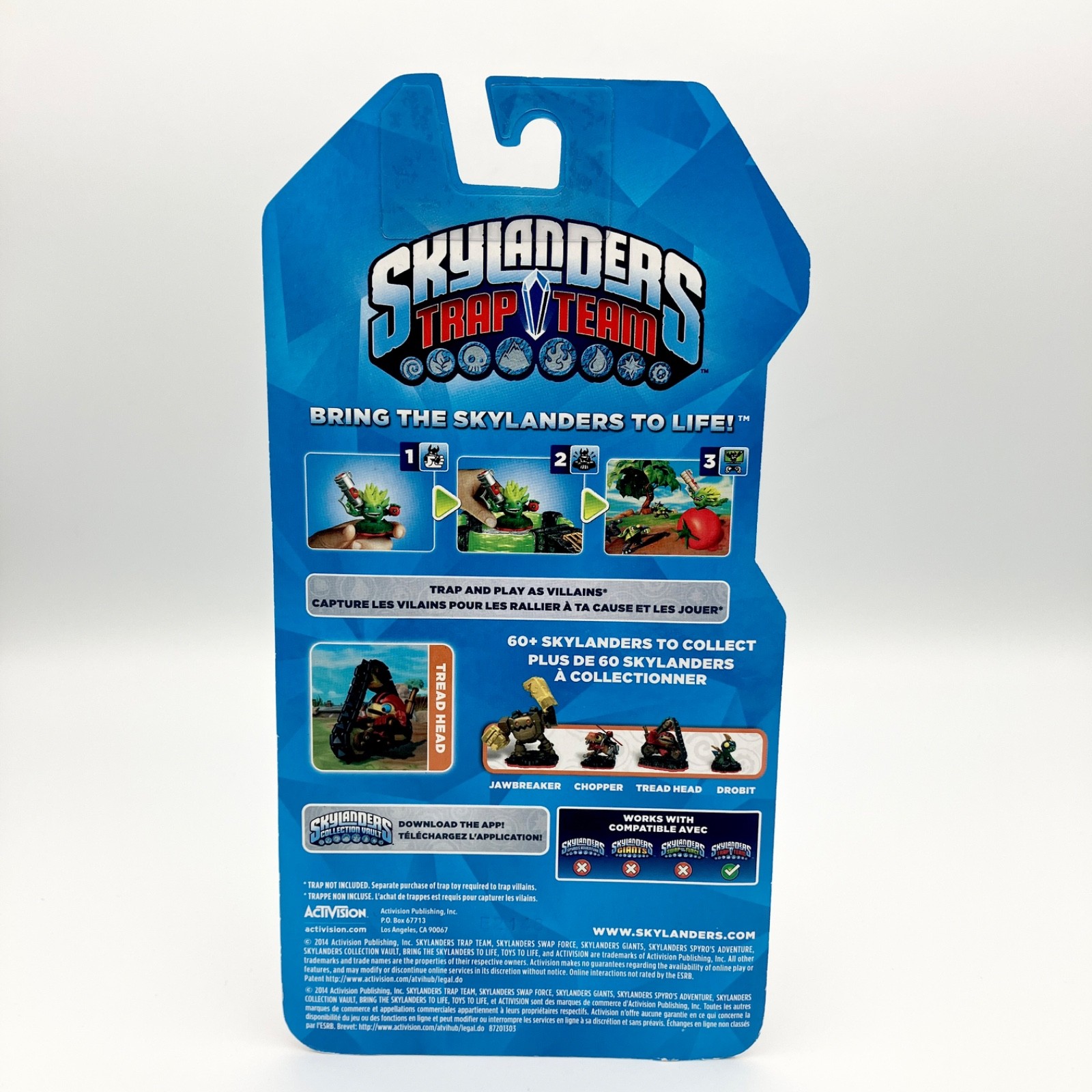 Skylanders Trap Team Tread Head Figure Character NIB Activision NEW SEALED