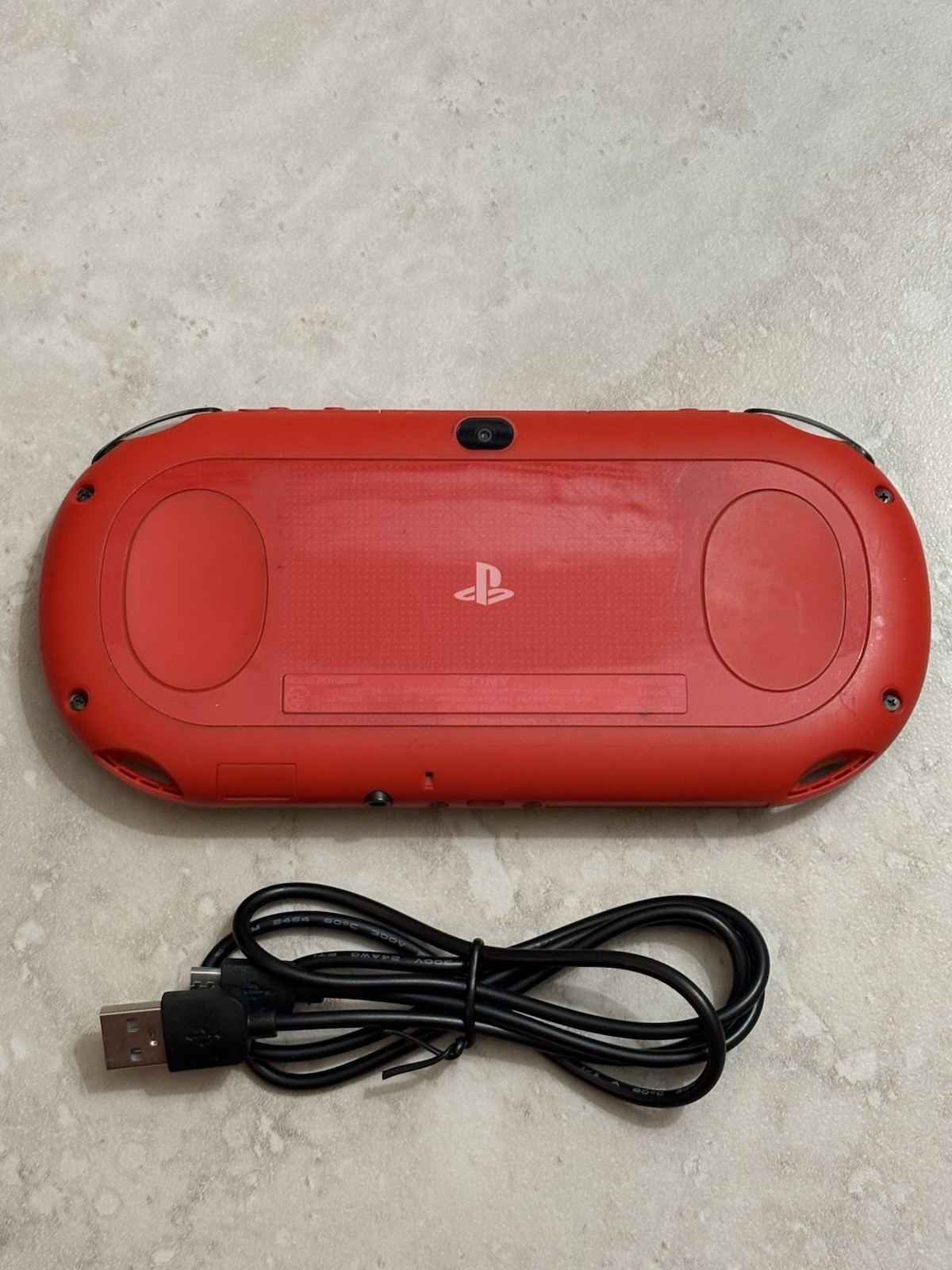 Sony PS Vita 2000 Slim PCH-2000 – Black And Red *GREAT* + Charger
