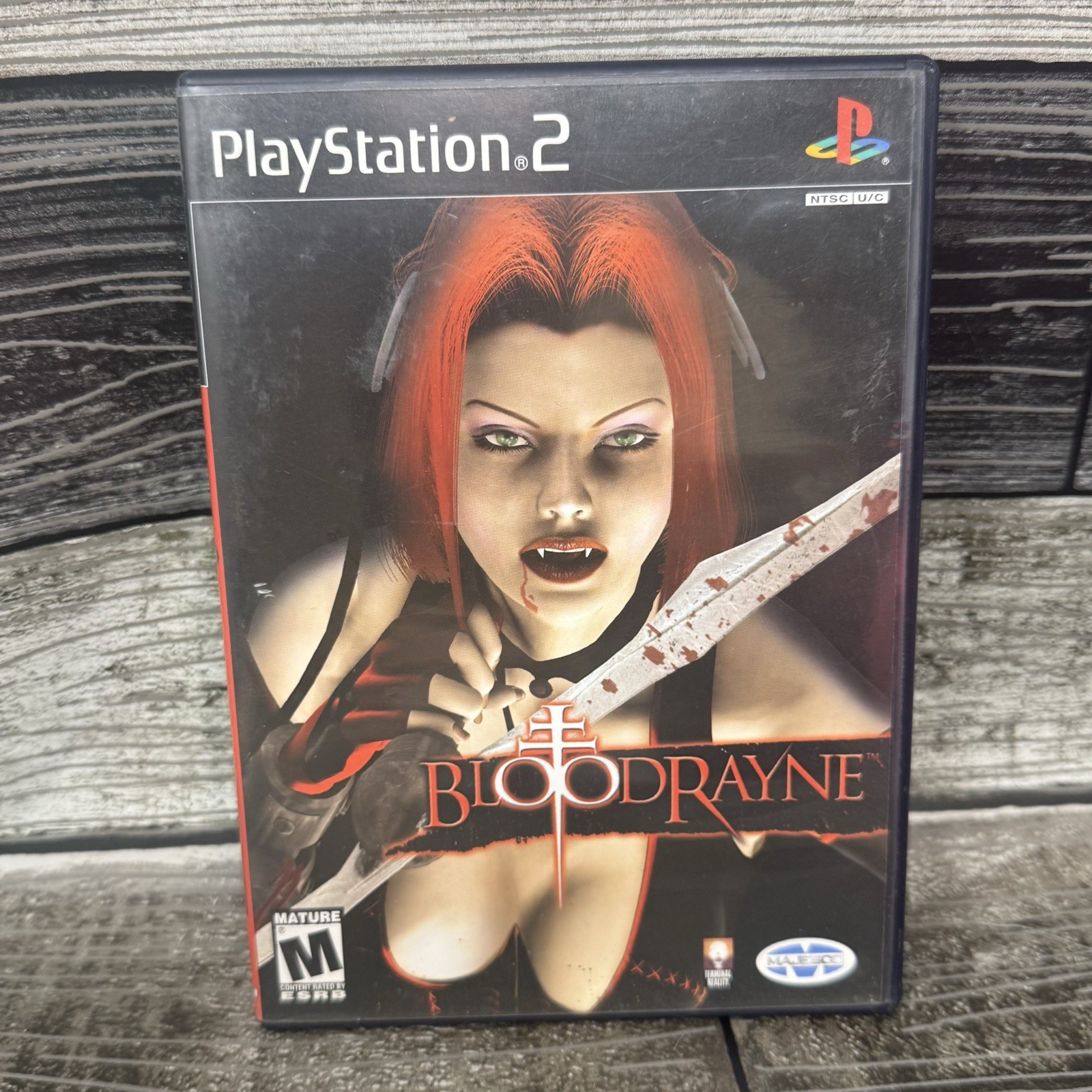 Bloodrayne (Sony PlayStation 2 PS2, 2002) – Case & Disc, Tested, Working