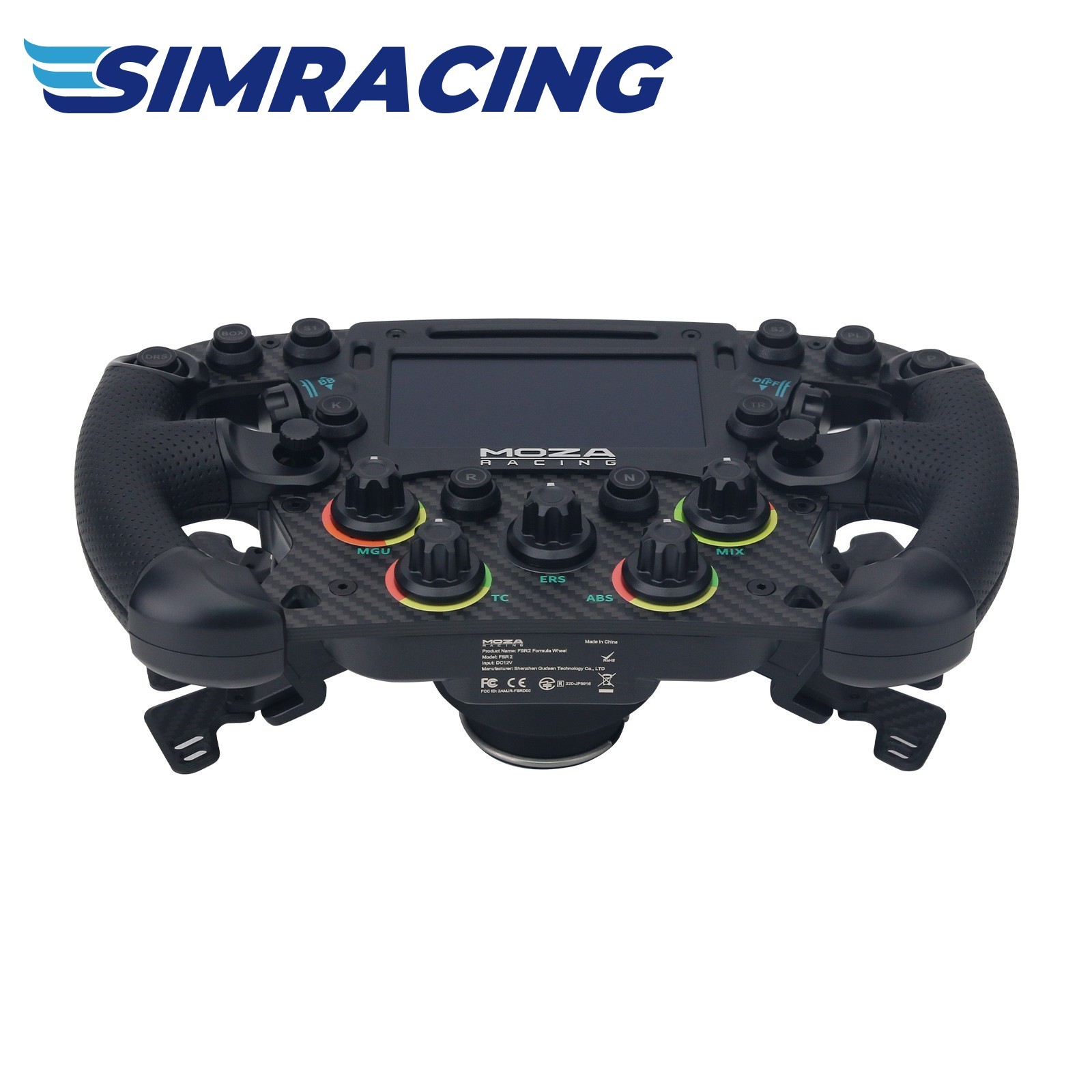 MOZA R12 V2 12Nm Direct Drive Wheel Base + FSR2 Formula Steering Wheel + Paddles