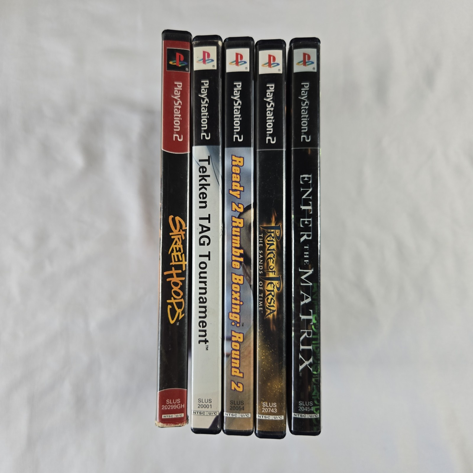 Sony PlayStation 2 Slim PS2 Black Console TESTED + Games Matrix Tekken Boxing