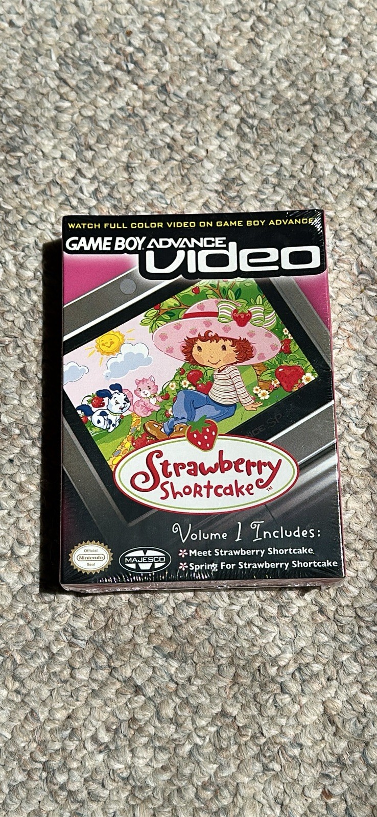 Strawberry Shortcake Volume 1 Video (Game Boy Advance GBA) NEW Sealed VERY CLEAN