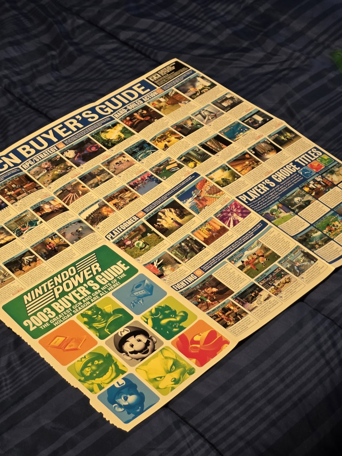 Nintendo Power 2003 Buyer’s Guide GameCube GBA Zelda Pokemon Colosseum
