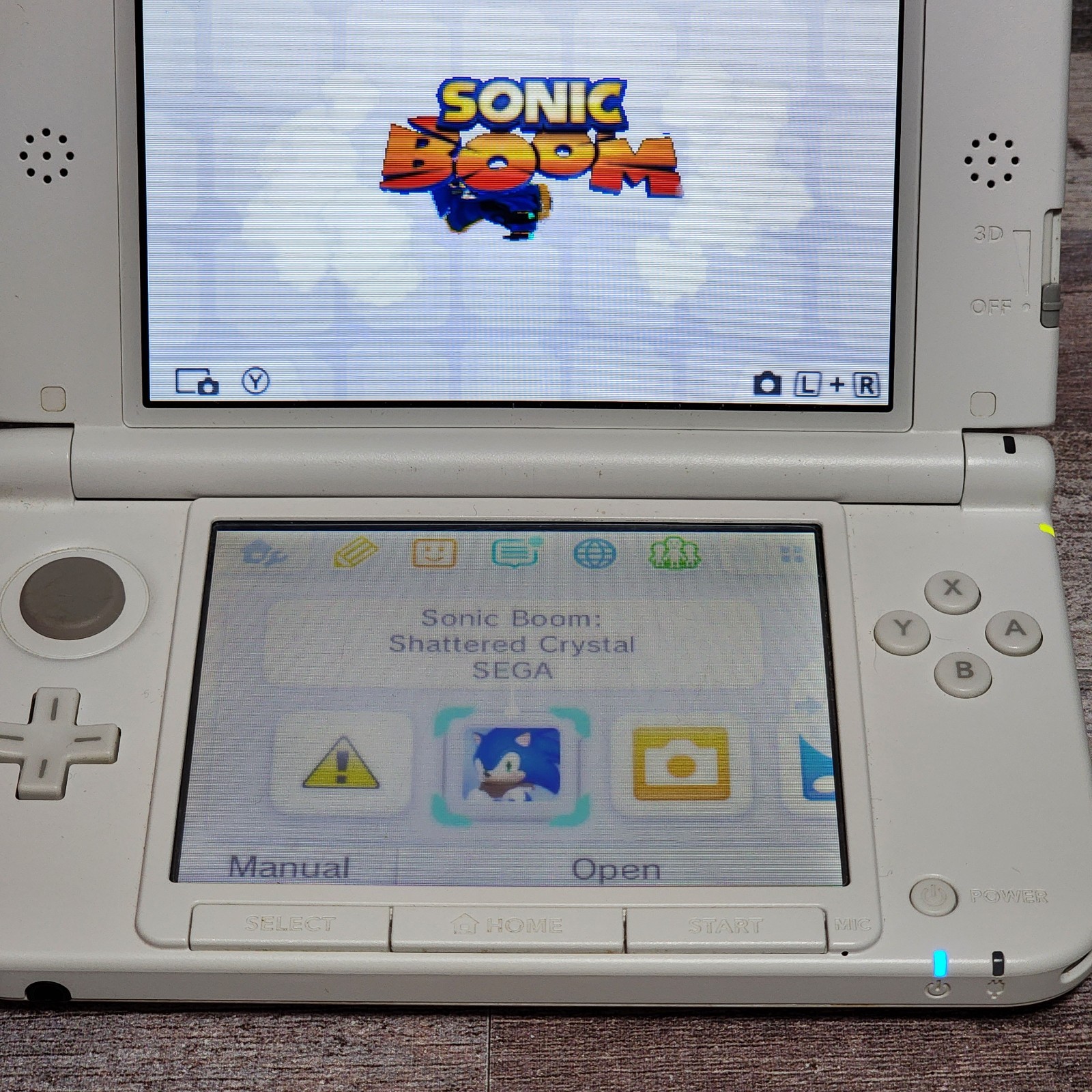 Sonic Boom: Shattered Crystal (Nintendo 3DS, 2014) Authentic Tested Game