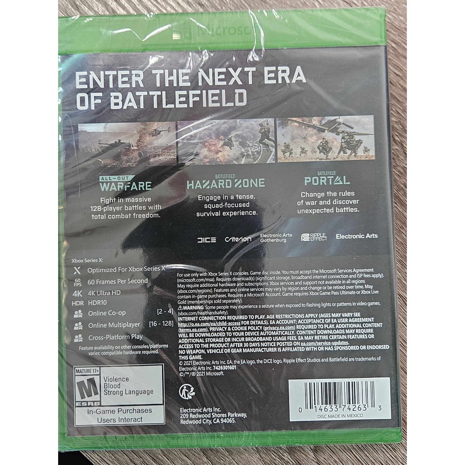 Battlefield 2042 Xbox Series X Brand New Sealed EA DICE FPS 4K HDR 2021