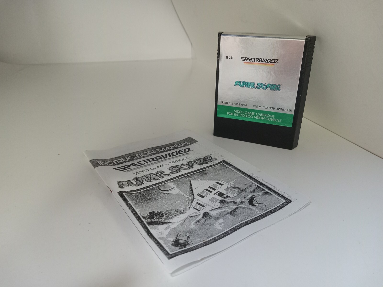 Flipper Slipper SpectraVideo Game for Colecovision Cartridge & Copied Manual