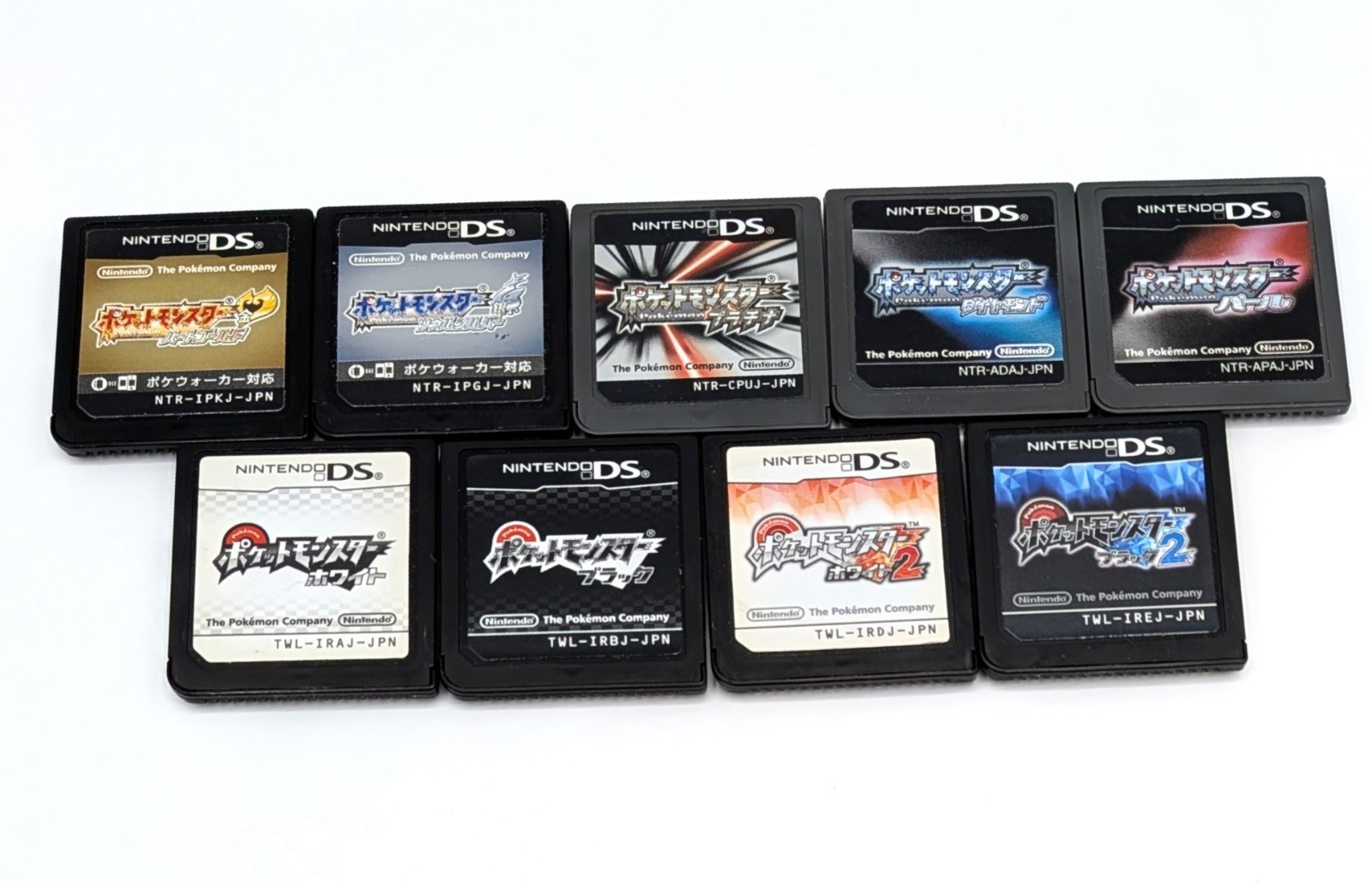 Pokemon Black White 1 2 Heart Gold Soul Silver Perl Diamond Platinum DS Japanese