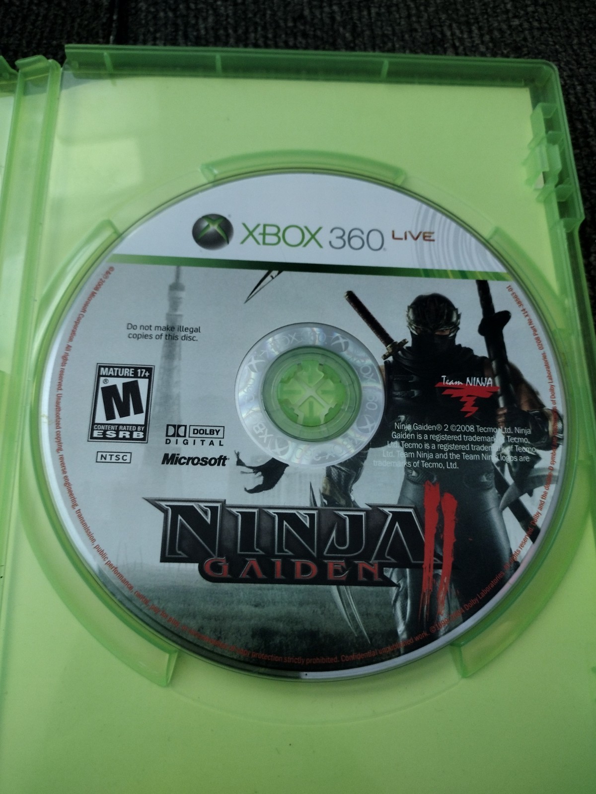 Xbox 360 Ninja Gaiden 2 (Microsoft Xbox 360, 2008) CIB Tested