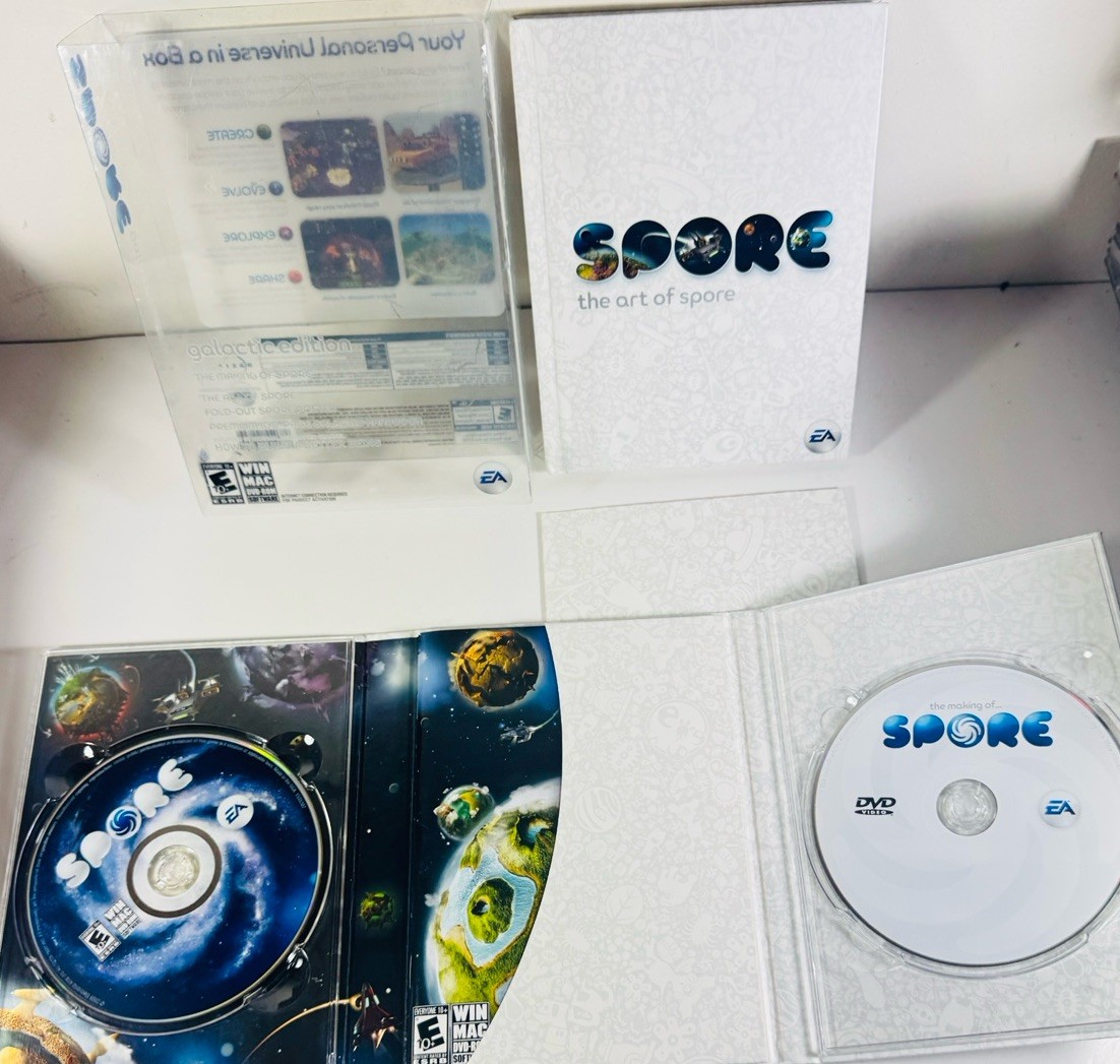 Spore Galactic Edition (Windows/Mac, 2008) PC Video Game EA Complete ML443