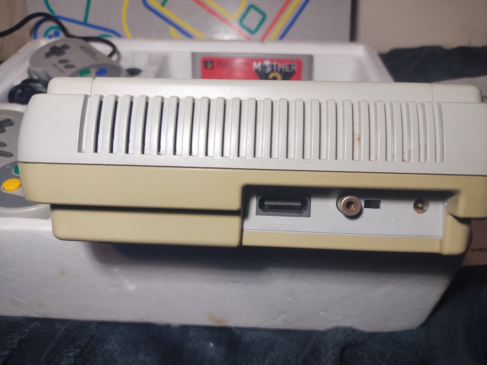 Nintendo Super Famicom Console System w Mother 2 Game Tested