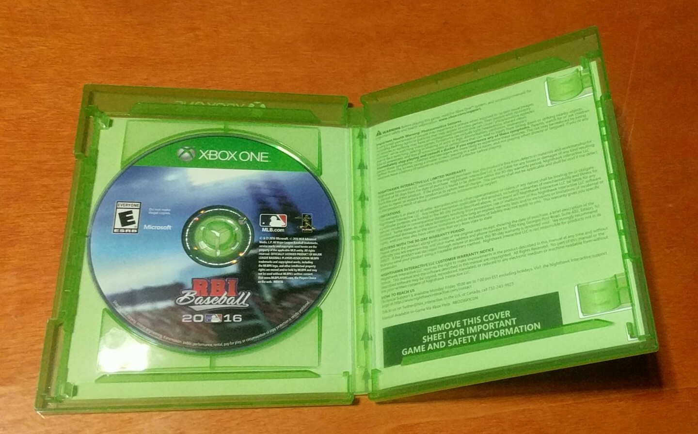 R.B.I. Baseball 2016 Microsoft Xbox One MLB Nighthawk Interactive Everyone
