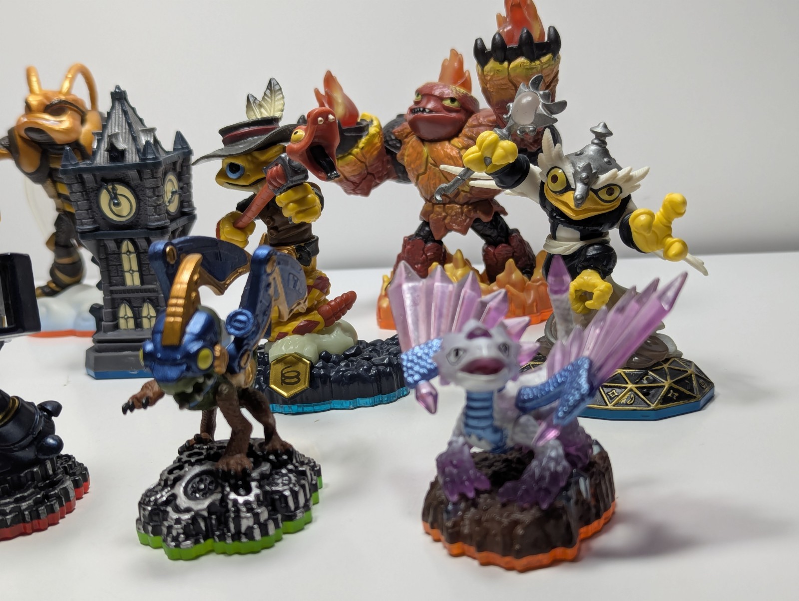 Skylanders Action Figures Jawbreaker Rattle Shake Spyro’s Enchanted Hoot Lot x10