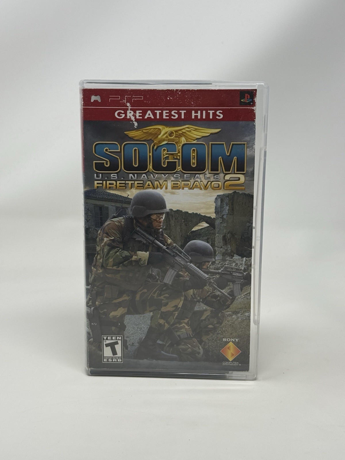 SOCOM US Navy Seals Fireteam Bravo 2 PlayStation Portable PSP Complete CIB