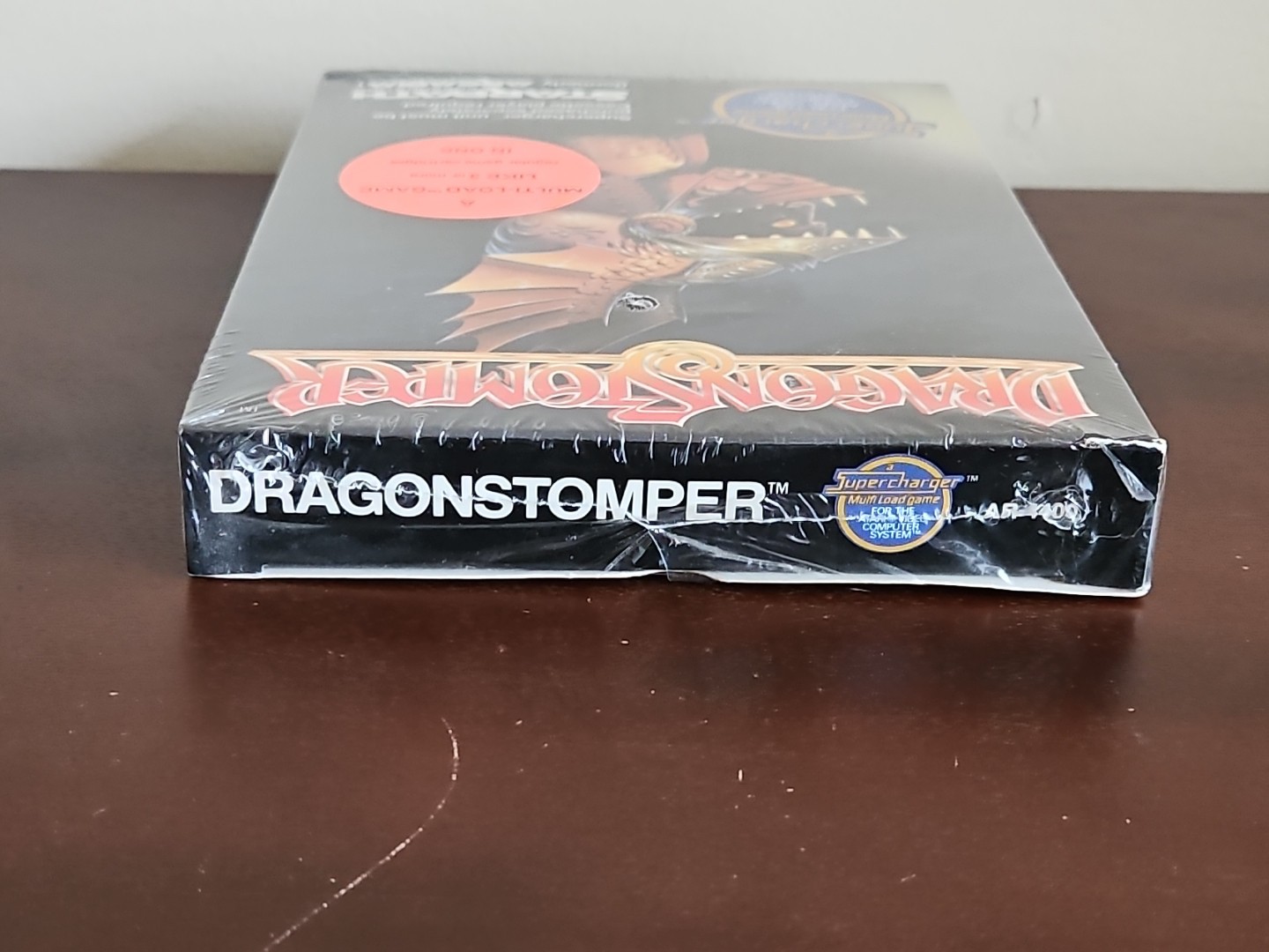 Vintage Rare Atari 2600 DragonStomper Starpath SuperCharger Cassette New Sealed