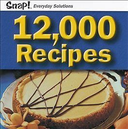 Snap 12,000 Recipes (PC, 2001)