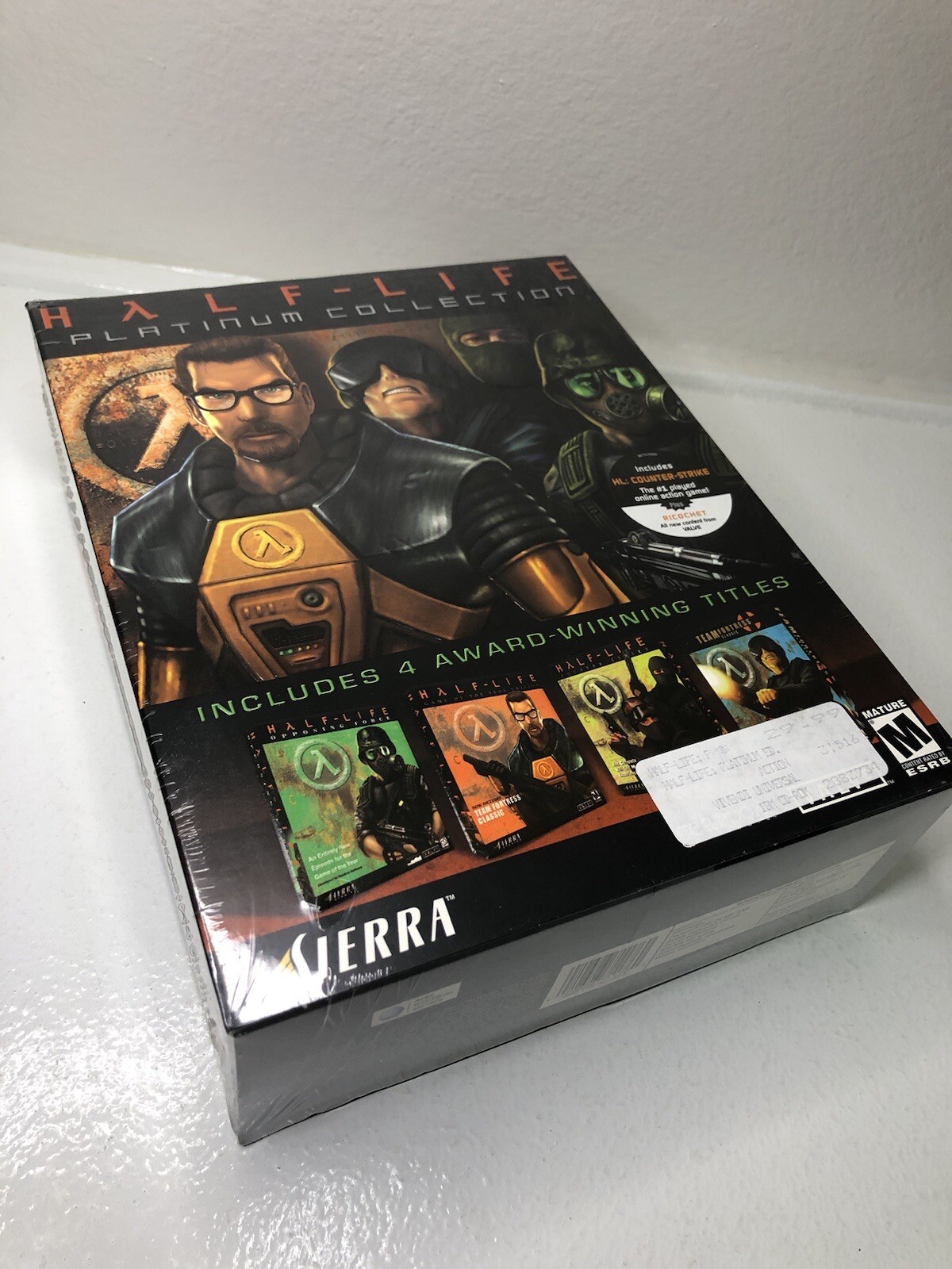 HALF-LIFE PLATINUM COLLECTION 2001 PC CD-Rom Big Box Video Game NEW SEALED RARE!