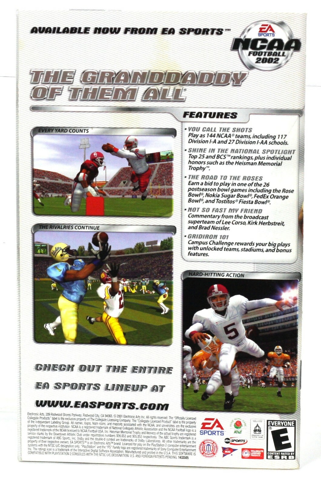 Madden NFL 2002 (Sony PlayStation 2, 2001) – Complete/CIB – Tested