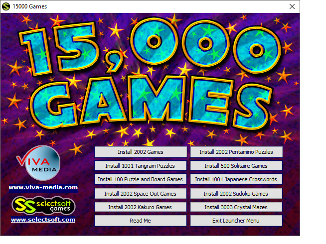 15,000 Games (Arcade Casino Racing Action Sports Card) PC – Tested