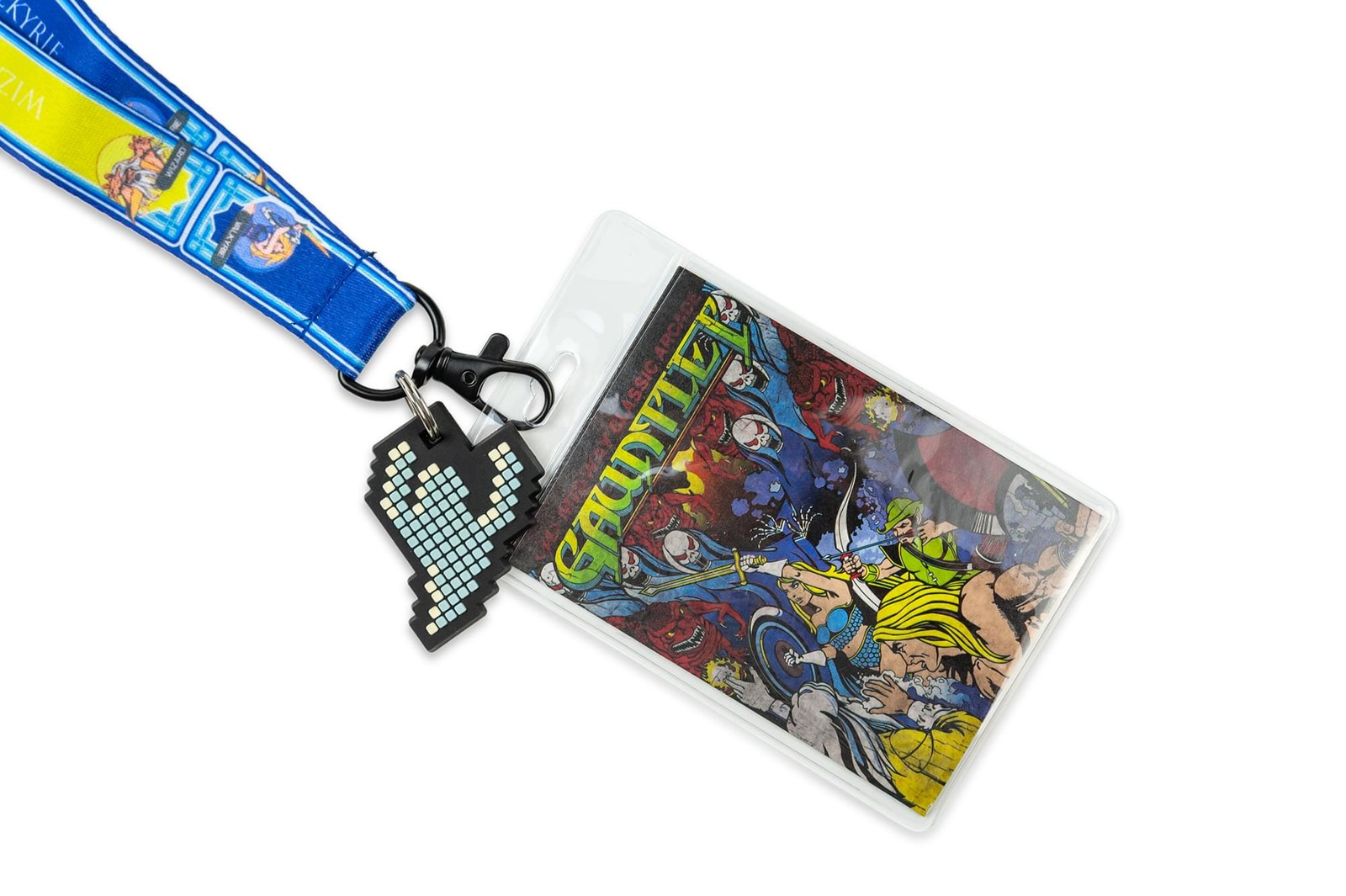 Midway Arcade Games Lanyard w/ ID Holder & Charm – Gauntlet