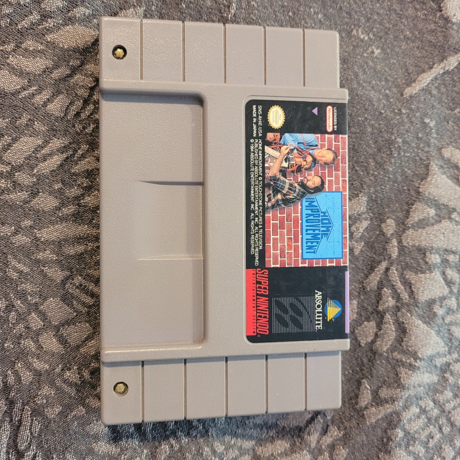 Home Improvement (Super Nintendo SNES, 1994) Authentic Game See Pics