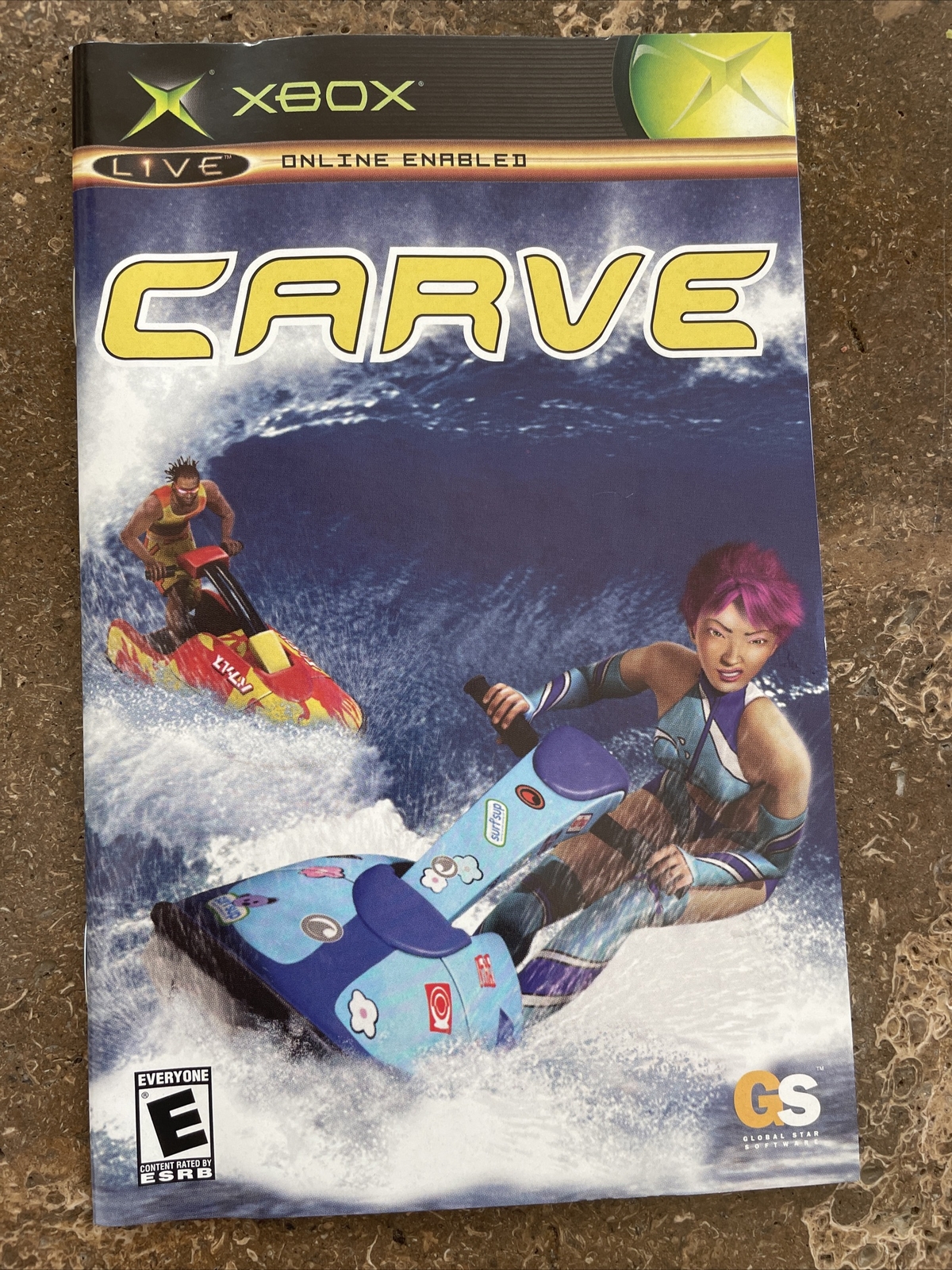 Carve Microsoft XBOX Global Star Software