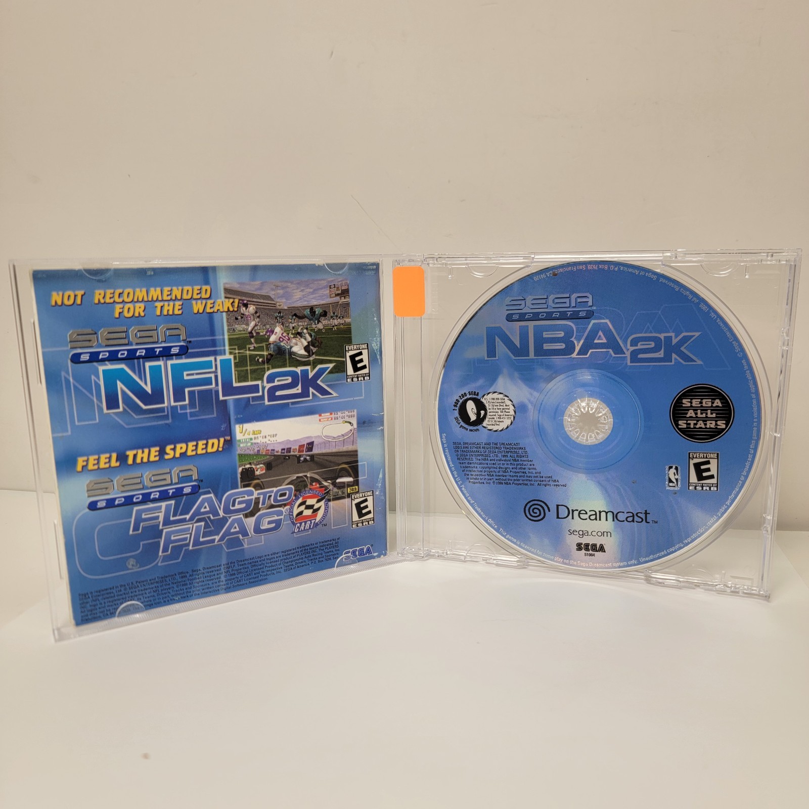 NBA 2K Sega Dreamcast 1999 Video Game Tested Complete With Manual New Jewel Case