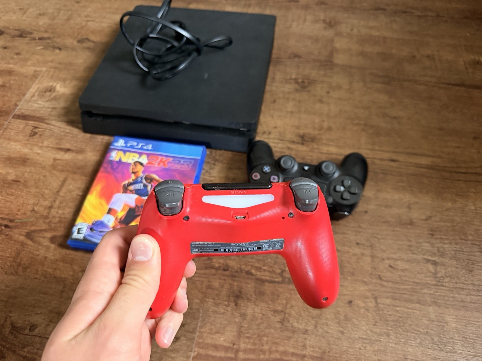 Sony PlayStation 4 500gb Jet Black Console With Two Controllers and 2k 23