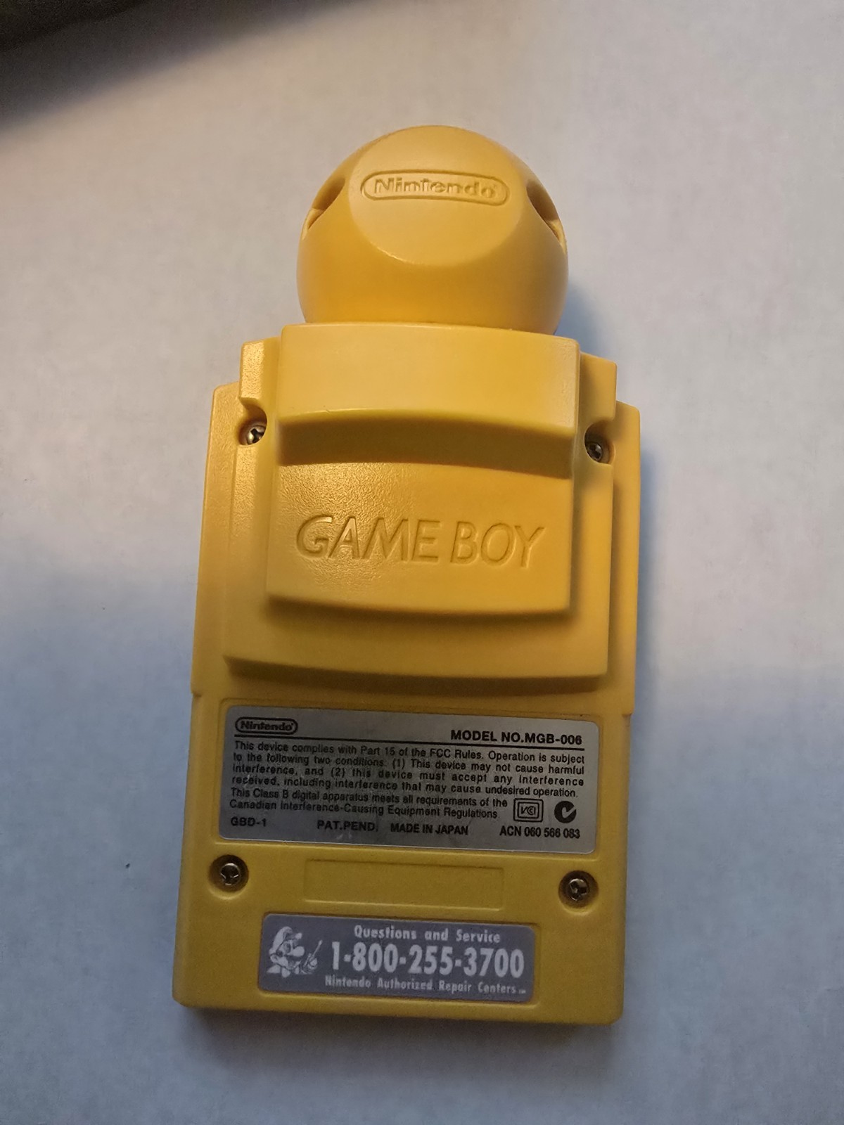 Gameboy Printer and Camera, Including cable
