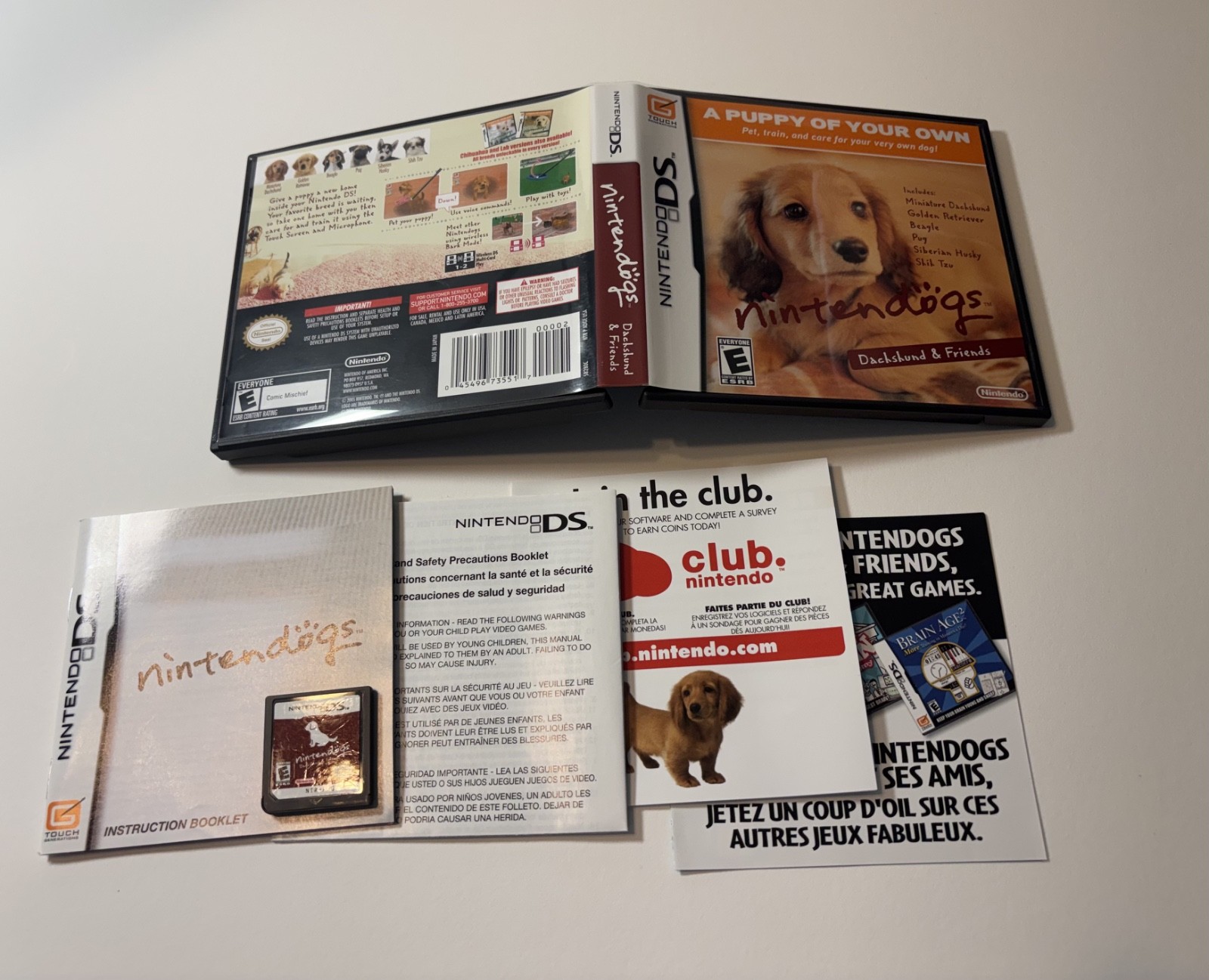 Nintendogs: Dachshund & Friends (Nintendo DS, 2005) great shape verified working