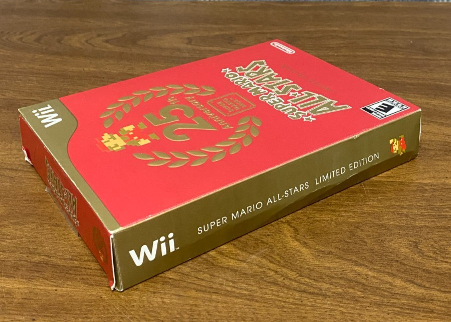 Nintendo Wii Super Mario All Stars 25th Anniversary Limited Edition Box Set CIB