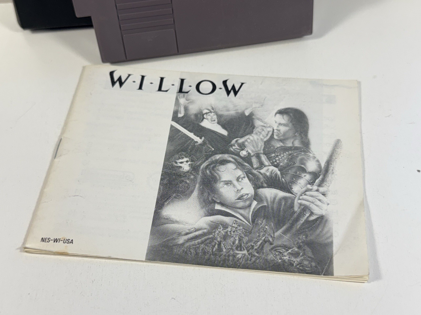 Willow – NES Nintendo Original Movie Game w/ INSTRUCTIONS MANUAL BOOKLET