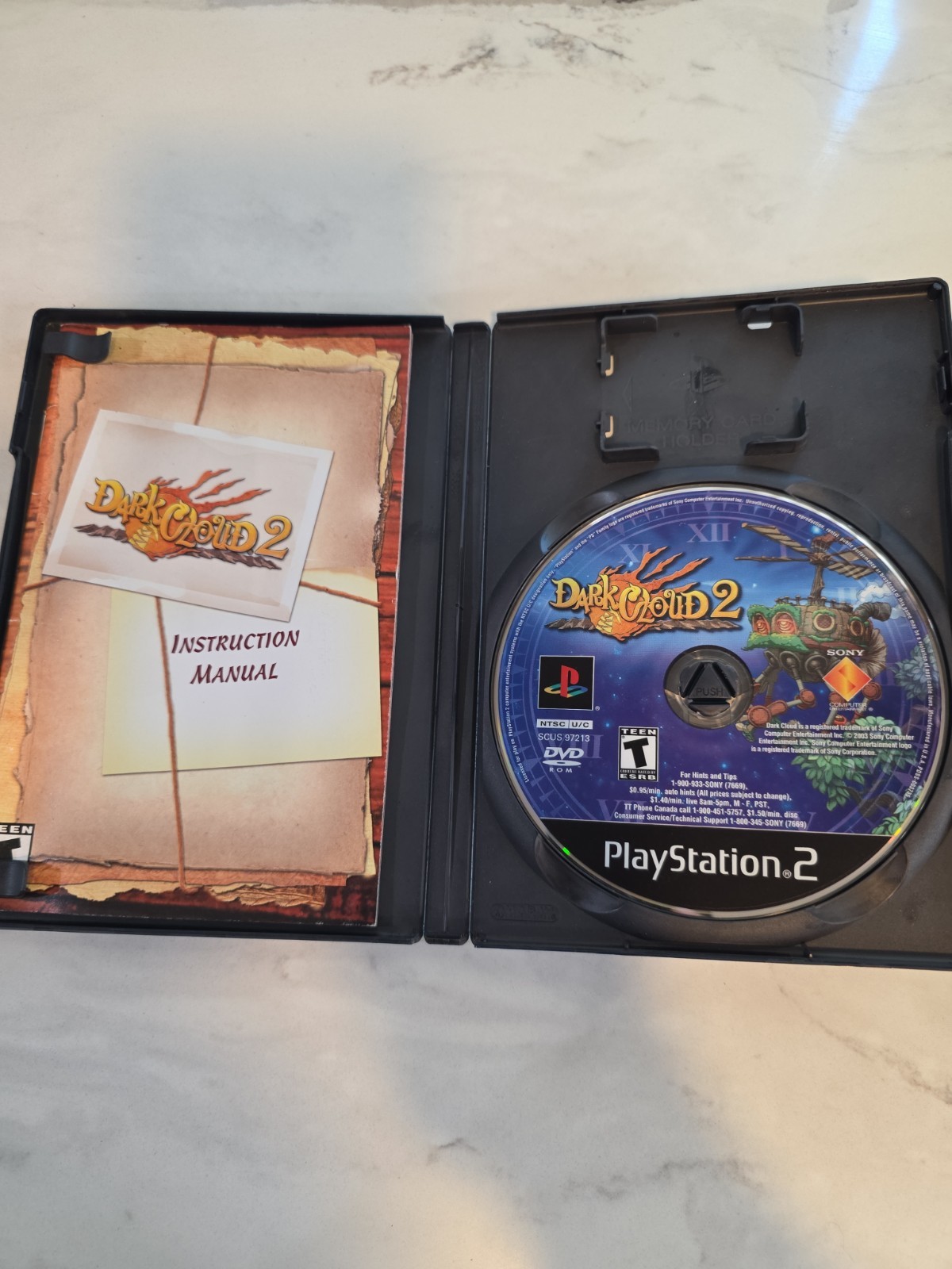 DARK CLOUD 2 (SONY PLAYSTATION 2 ,PS2 – 2003) CIB Complete In Box w/ Manual