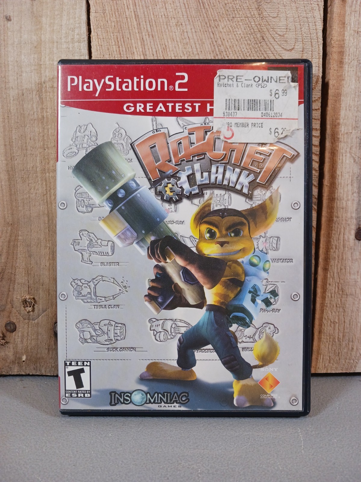RATCHET & CLANK – PLAYSTATION 2 – PS2 No Manual FREE SHIPPING