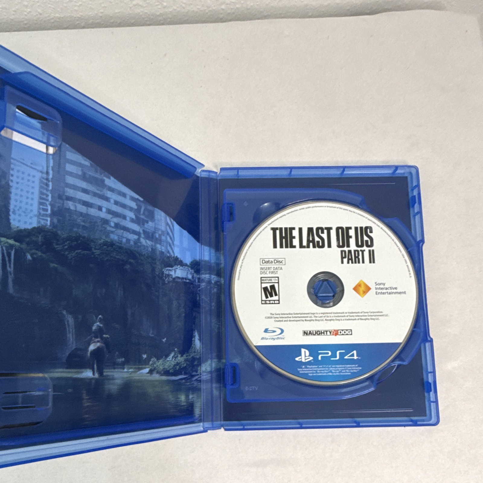 The Last of Us Part II (PS4) 2-Disc w/ Case M Action/Adventure Tested
