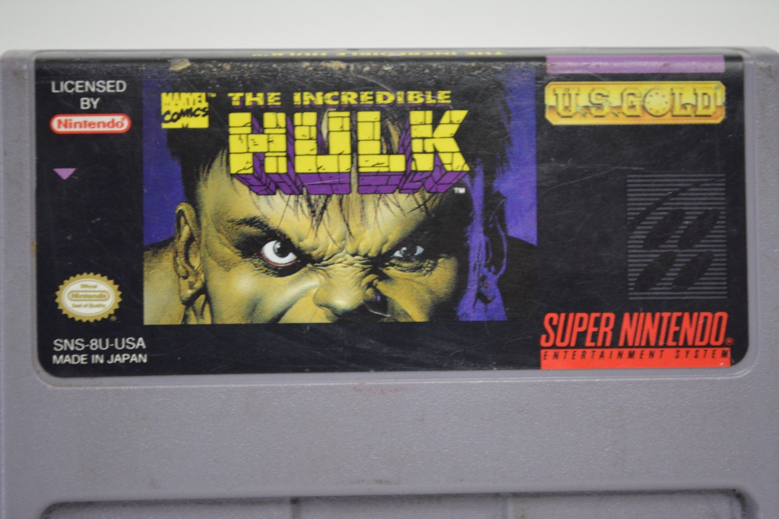 The Incredible Hulk (Super Nintendo Entertainment System, 1994) SNES Cart Only