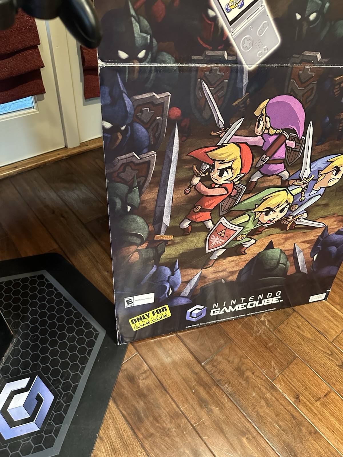 Legend of Zelda Four Swords Adventure Gamecube Promo Store Display Standee OEM⚡️
