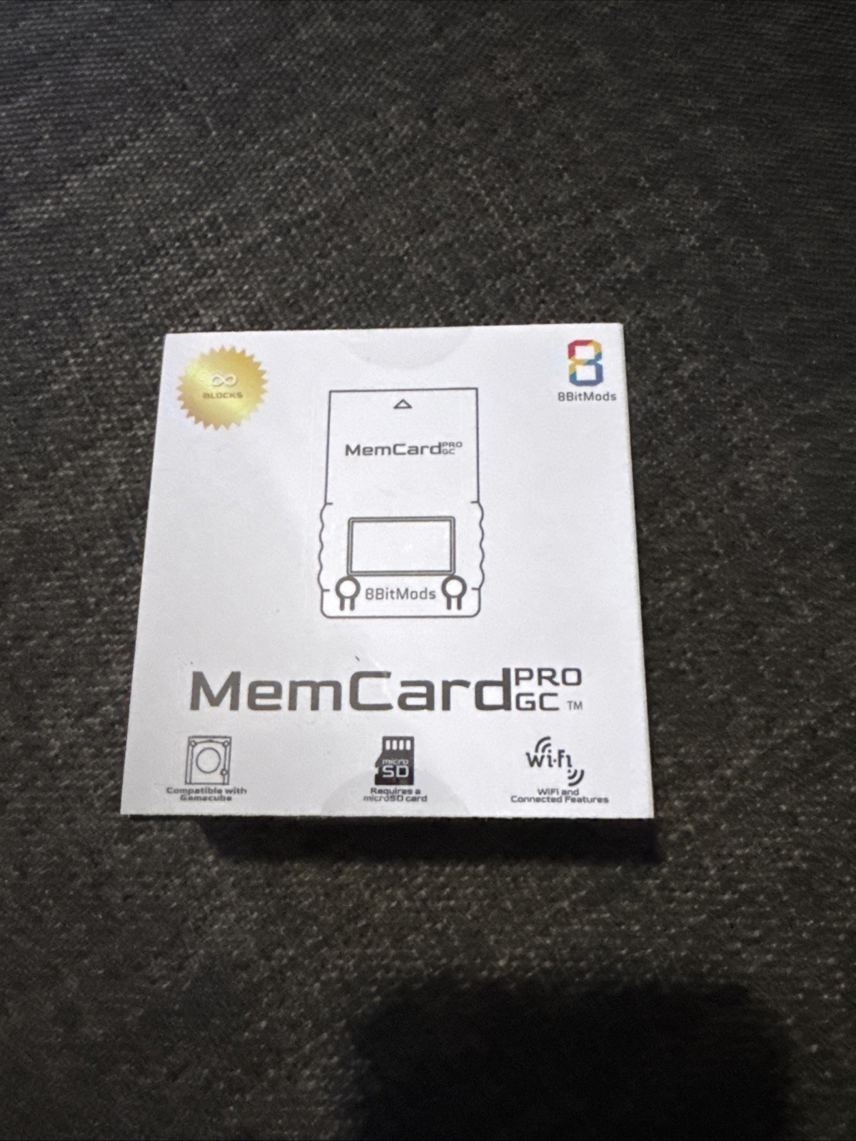 New MemCard PRO GC for Gamecube Indigo Purple