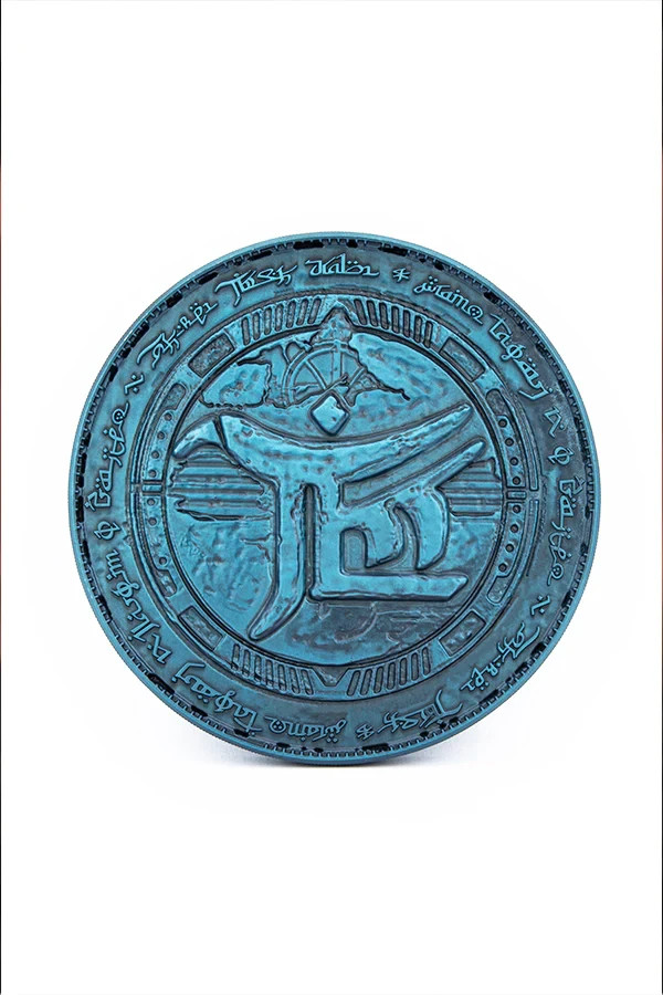 Doom Eternal Hell Priest 4.5″ Metal Challenge Coin Bethesda Rare New In Box