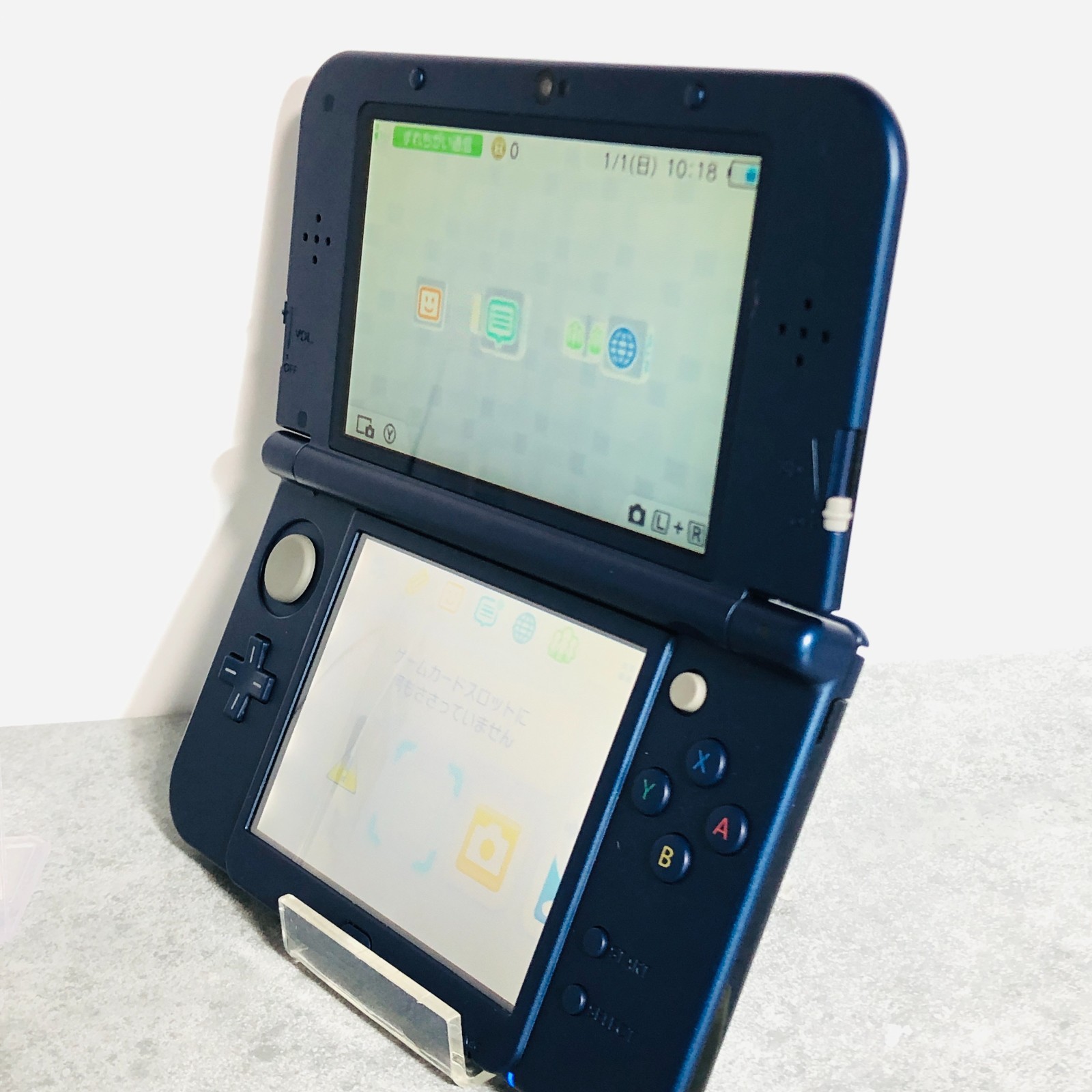 [Top IPS / EX+3] New Nintendo 3DS LL XL Metallic Blue console NTSC-J with BOX