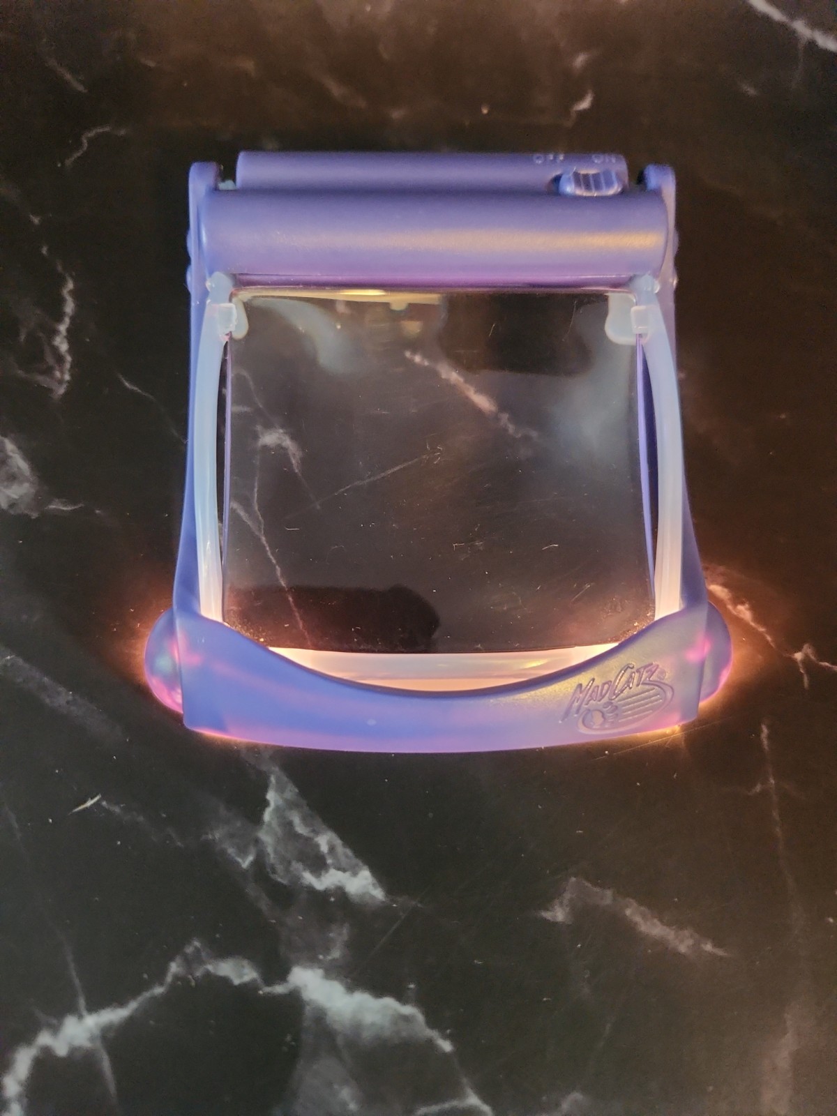 Vintage Mad Catz Game Boy Advance Purple Screen Light and Magnifier – Tested!